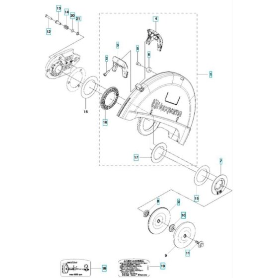 Blade Guard for Husqvarna K970