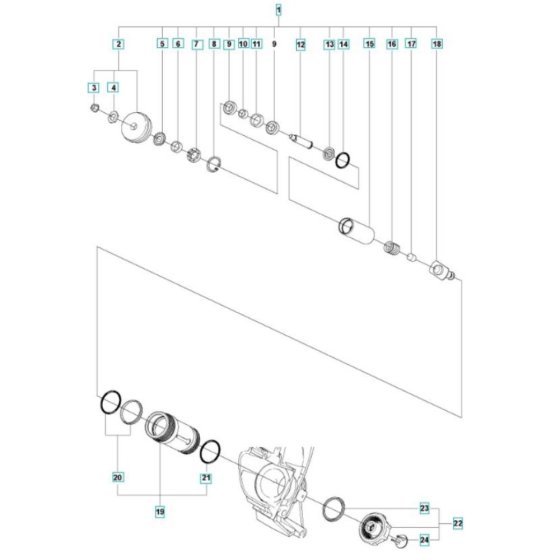 Guide Assembly for Husqvarna K970