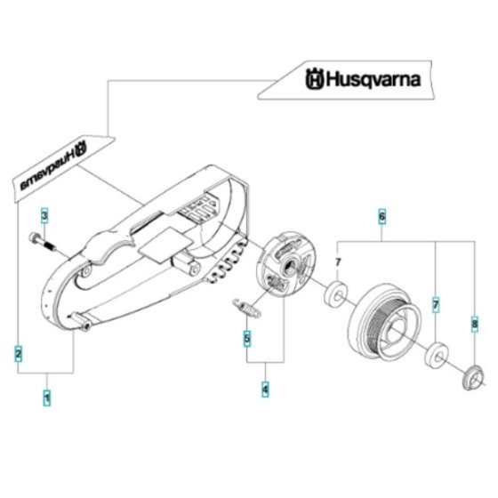 Belt Guard & Pulley Assembly