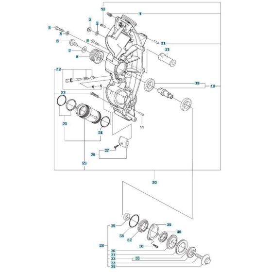 Frame 17" Assembly for K970