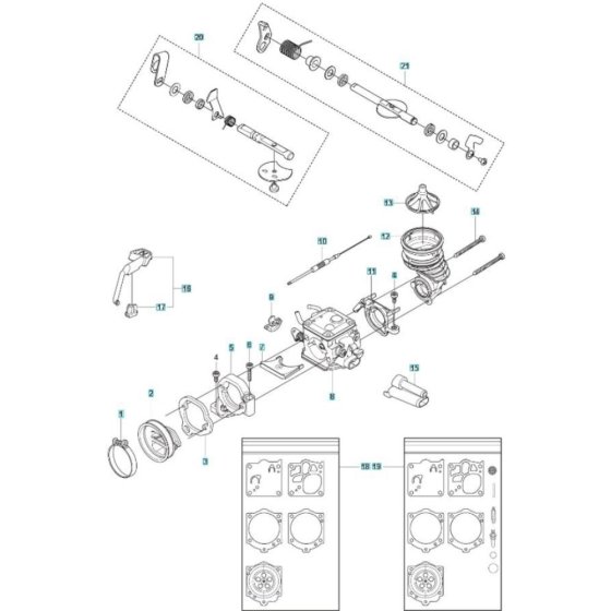 Carburettor Assembly for K970
