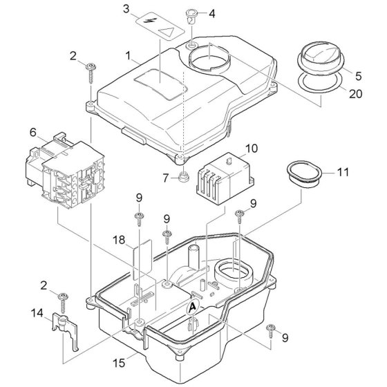 Control Box Assembly for Karcher HD 10-23-4 S Pressure Washer