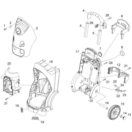Housing Assembly for Karcher HD 7-18-4 M Classic Pressure Washer