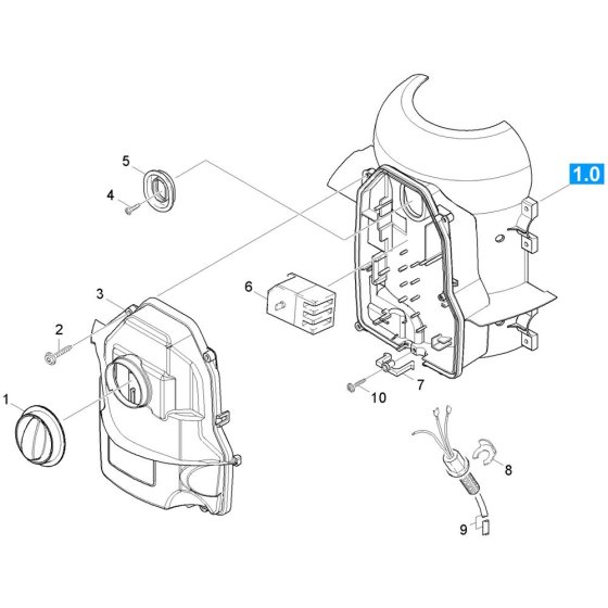 Control Box Assembly for Karcher HD 7-18-4 M Classic Pressure Washer