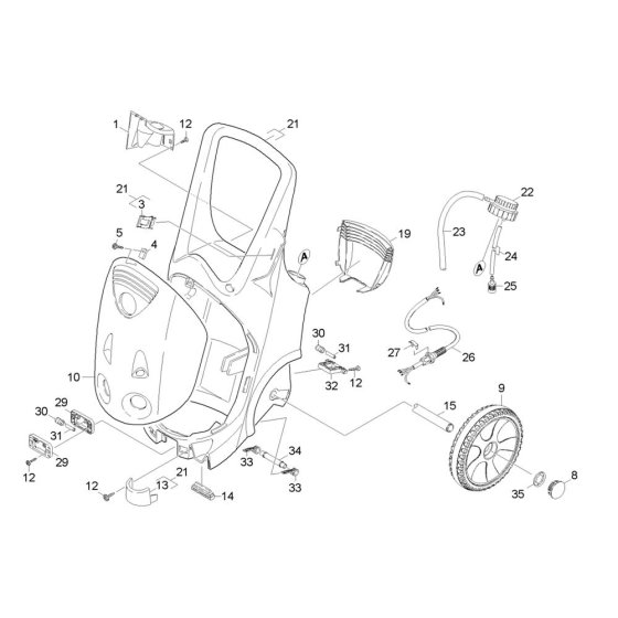 Housing Assembly for Karcher HD 13-18-4 SX Pressure Washer
