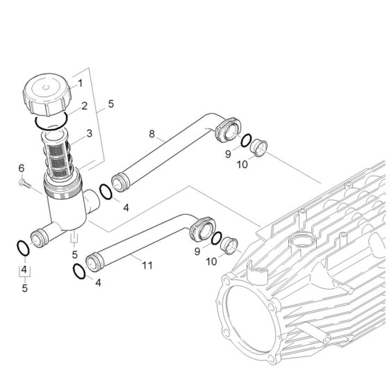Filter Assembly for Karcher HD 13-18-4 SX Pressure Washer