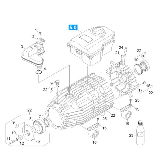Motor Assembly for Karcher HD 13-18-4 SX Pressure Washer