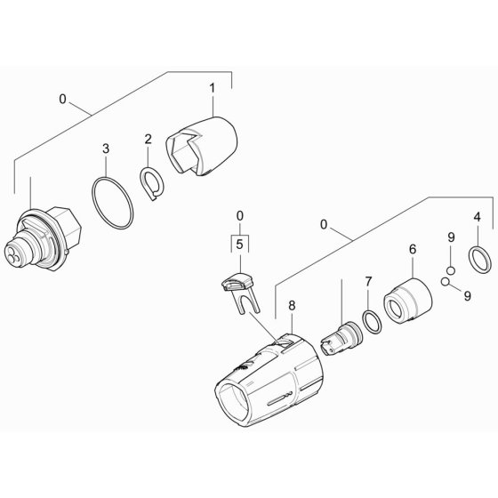 Nozzle Assembly for Karcher HDS 5-11 U Pressure Washer
