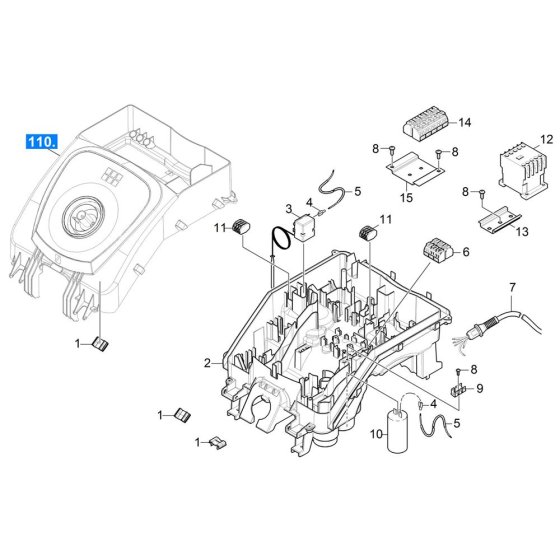 Control Box Assembly for Karcher HDS 5-12 C Pressure Washer