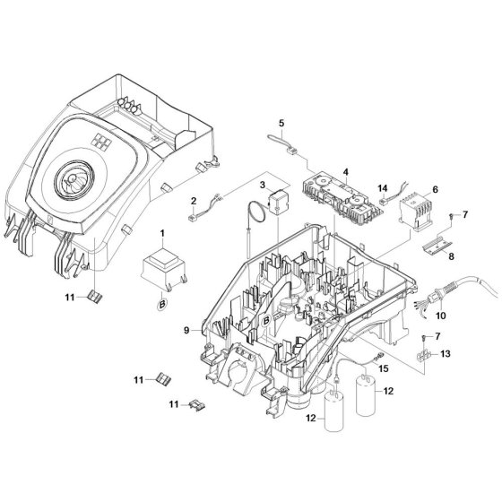 Control Box Assembly for Karcher HDS 6-12 C Pressure Washer