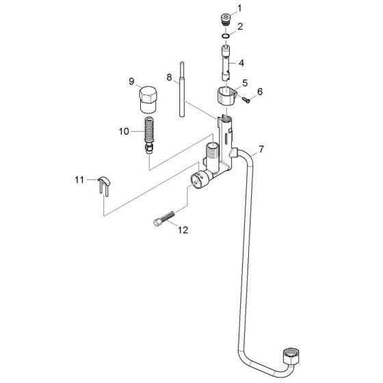 Safety Valve Assembly for Karcher HDS 6-14-4 CX Pressure Washer