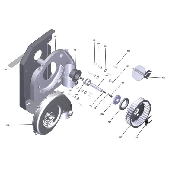 Blower Assembly for Karcher HDS 8-20 DE Pressure Washer
