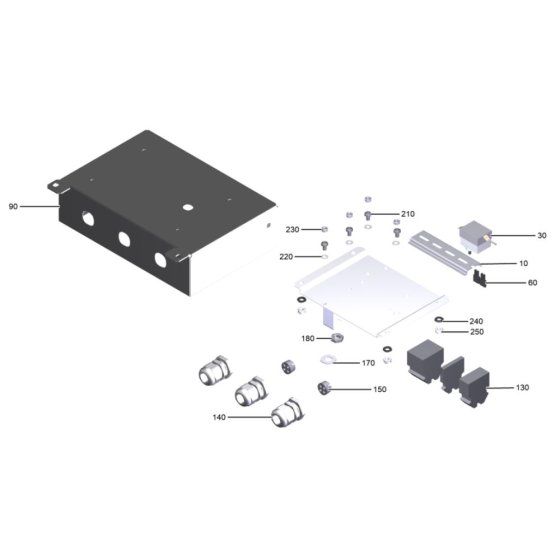 Electrical Box Assembly for Karcher HDS 8-20 DE Pressure Washer