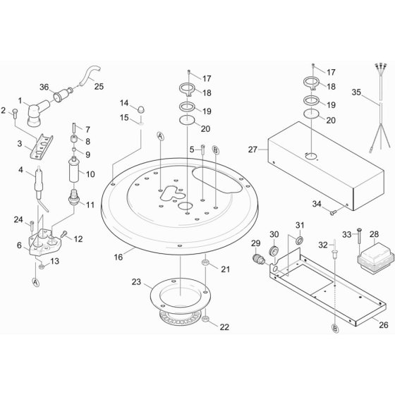 Burner Cover Assembly for Karcher HDS 1000 BE Pressure Washer