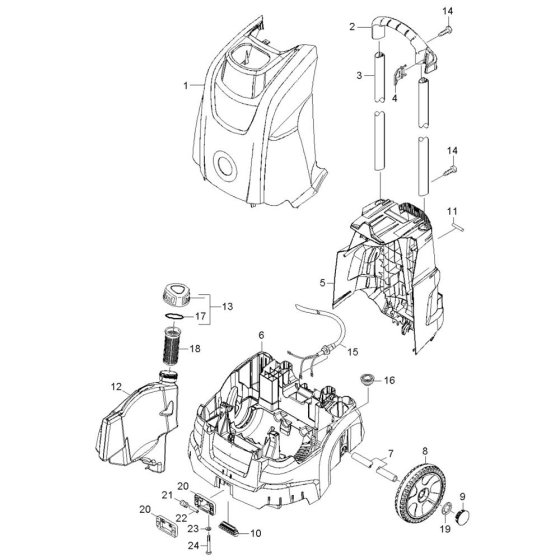 Housing Assembly for Karcher HDS 5-11 UX Pressure Washer