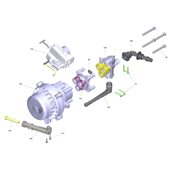 Pump Assembly for Karcher K 4 Premium Power Control Pressure Washer