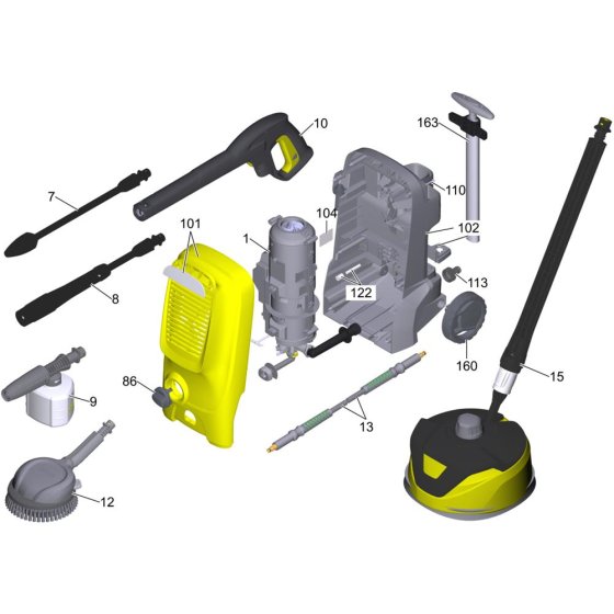 Housing Assembly for Karcher K 5 Classic Pressure Washer