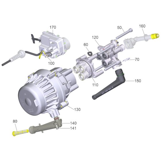 Pump Assembly -1 for Karcher K 5 Power Control Pressure Washer