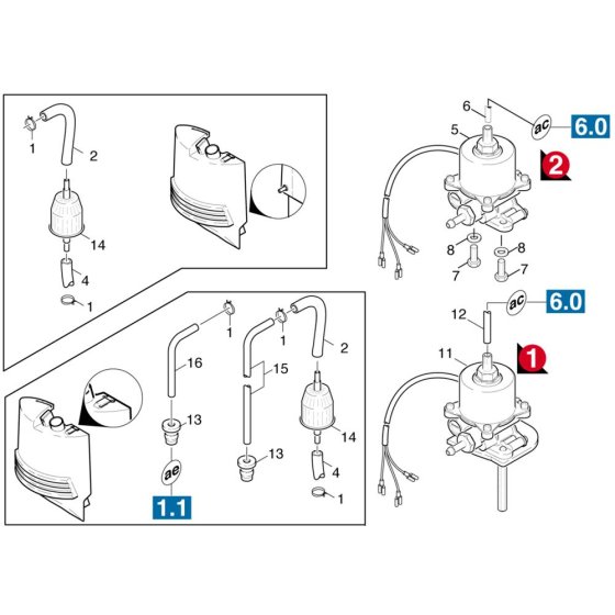 Fuel Pump Assembly for Karcher K 855 HSL Plus Pressure Washer