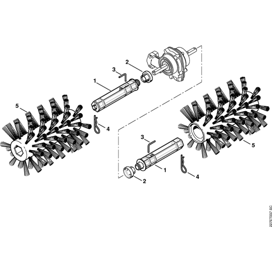 KB-KM Bristle Brush