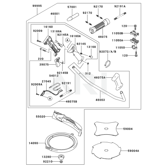 Kawasaki KBL26A Parts