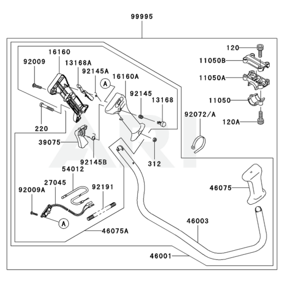 Kawasaki KBL34A Parts