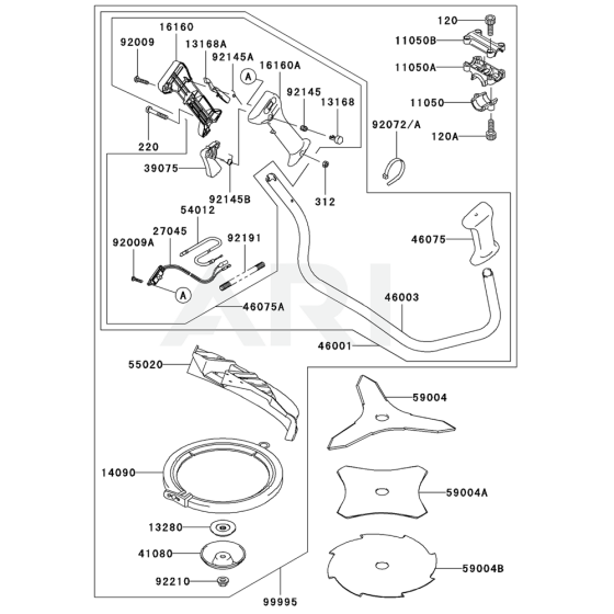 Kawasaki KBL34A Parts