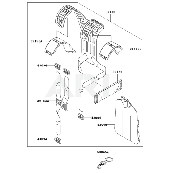 Kawasaki KBL34A Hanger
