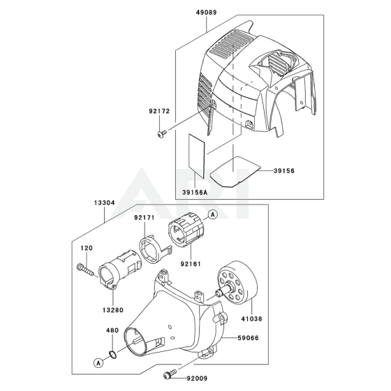 Cooling Equipment for Kawasaki KCS600A