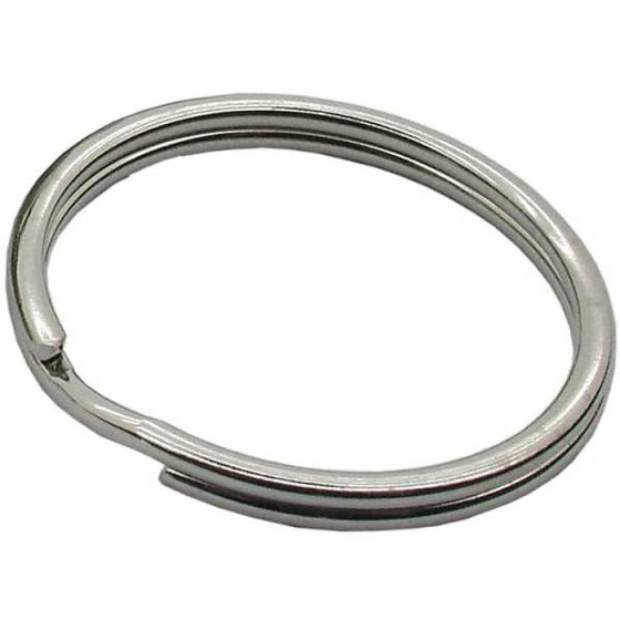 Steel Split Rim Key Ring