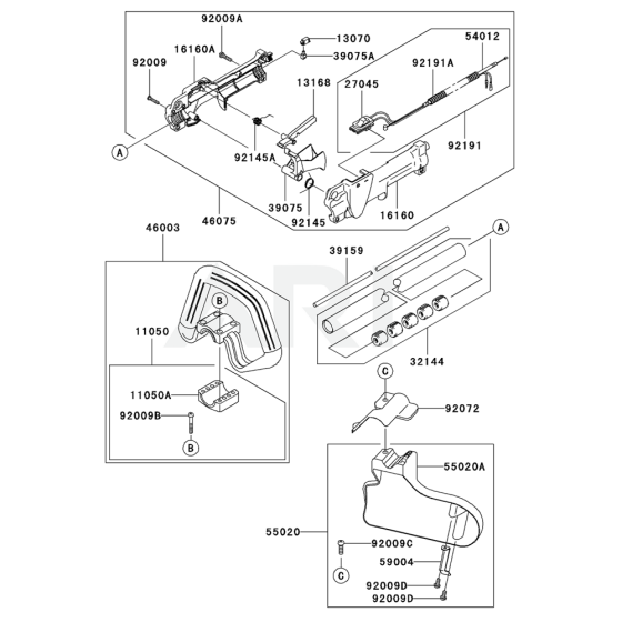 Pipe, Handle & Guard for KGT26AC