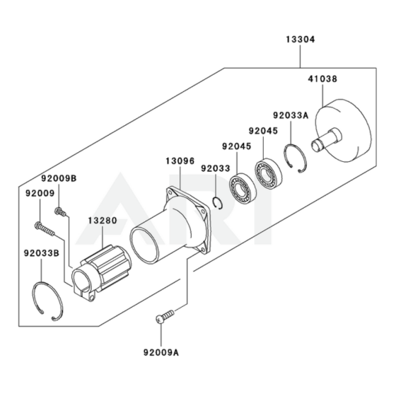 Kawasaki KGT26AC Housing
