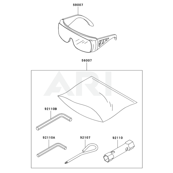 Tool for Kawasaki KHS750B