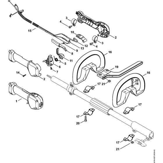 Handle for Stihl KM111R