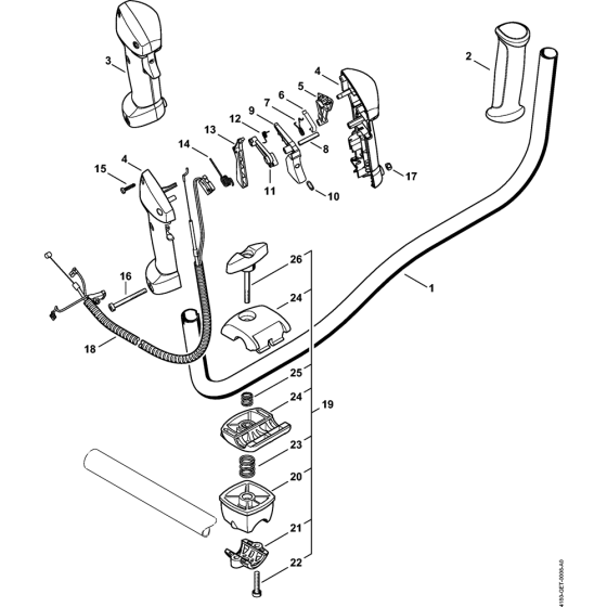 Bike Handle for Stihl KM131
