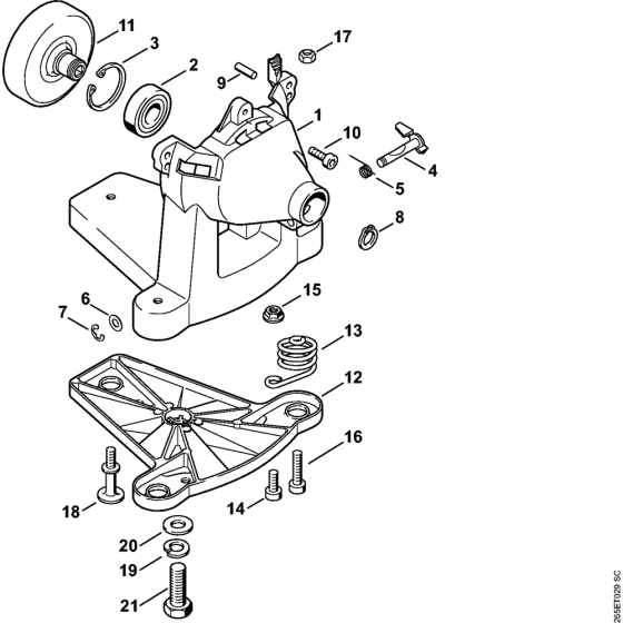 Fan Housing for Stihl KR85