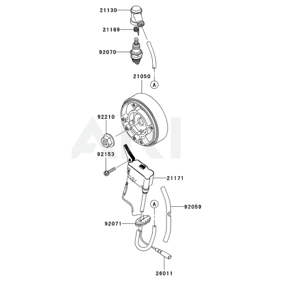 Kawasaki KRB750AC Electric Parts