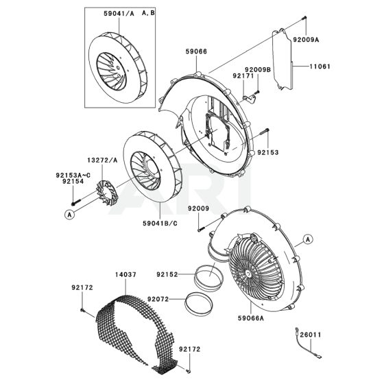 KRB750B Blower Housing