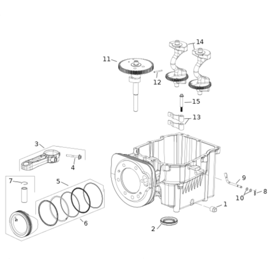 Hex Flange Screw M6 for Kohler