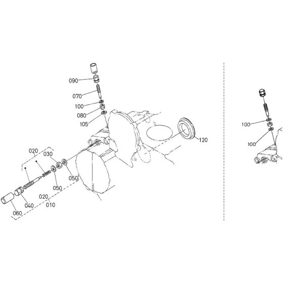 Idle Apparatus Assembly for Kubota D1105-BG2 Engine