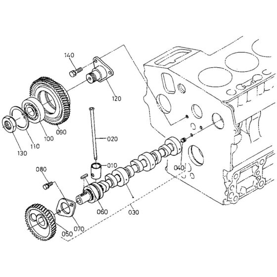Camshaft Assembly for Kubota D782-EB Engine