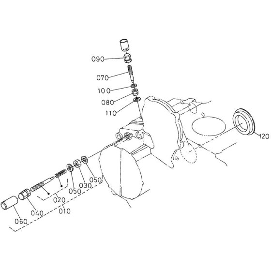 Idle Apparatus Assembly for Kubota D905-E2BG Engine