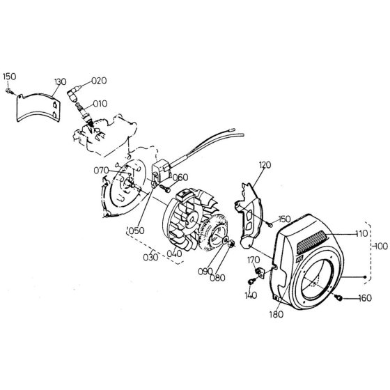 Magneto Assembly for Kubota GS200 Engine