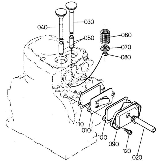 Breather Assembly for Kubota GS200 Engine