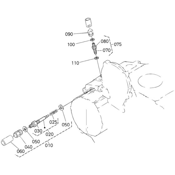 Idle Apparatus Assembly for Kubota V1505-EB Engine