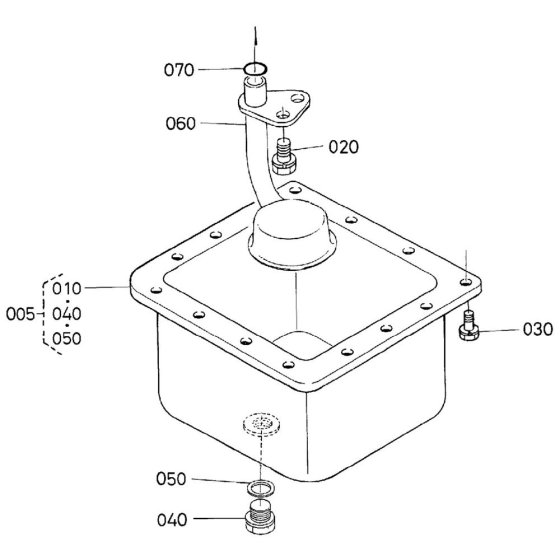 Oil Pan Assembly for Kubota Z482-E2B Engine