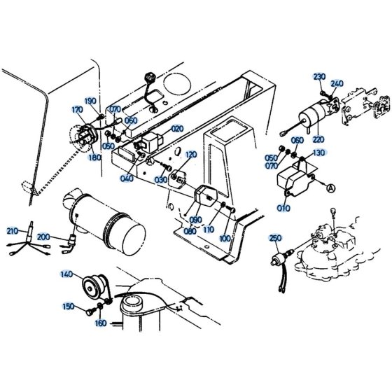 Regulator Assembly for Kubota KH151 Mini Excavator