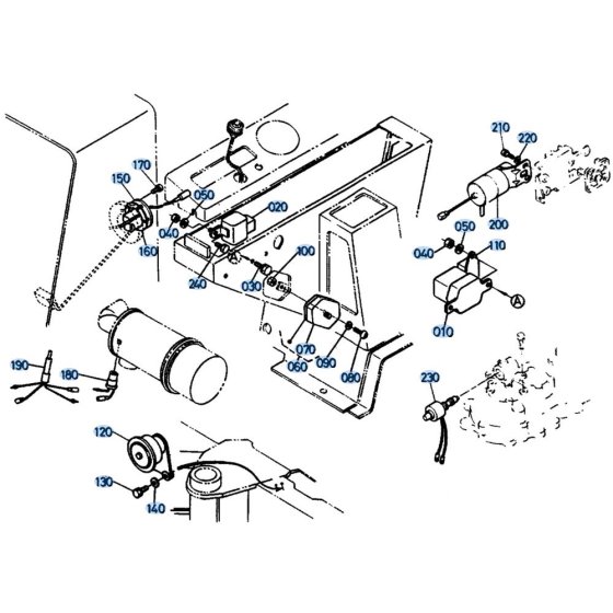 Regulator Assembly for Kubota KH191 Mini Excavator
