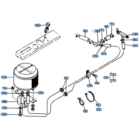 Heater Assembly for Kubota KH191 Mini Excavator