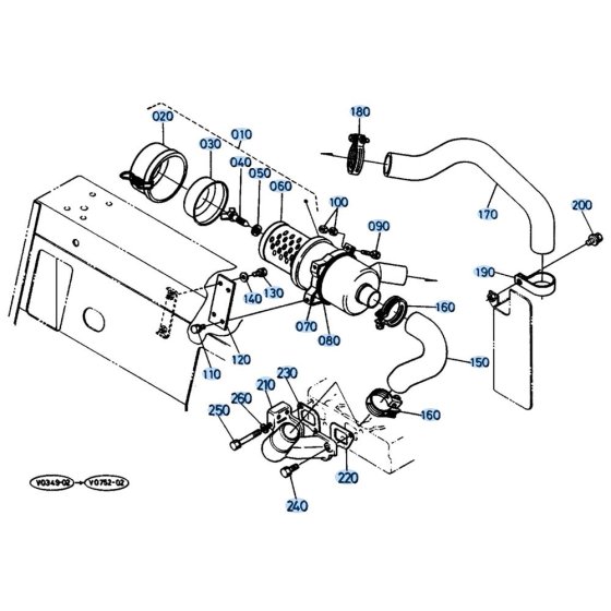 Air Cleaner for Kubota KH36